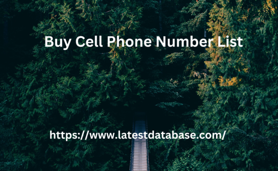 Buy Cell Phone Number List